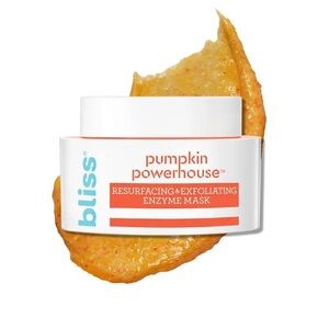 NWT Bliss Pumpkin Powerhouse Resurfacing & Exfoliating Enzyme Mask 🎃